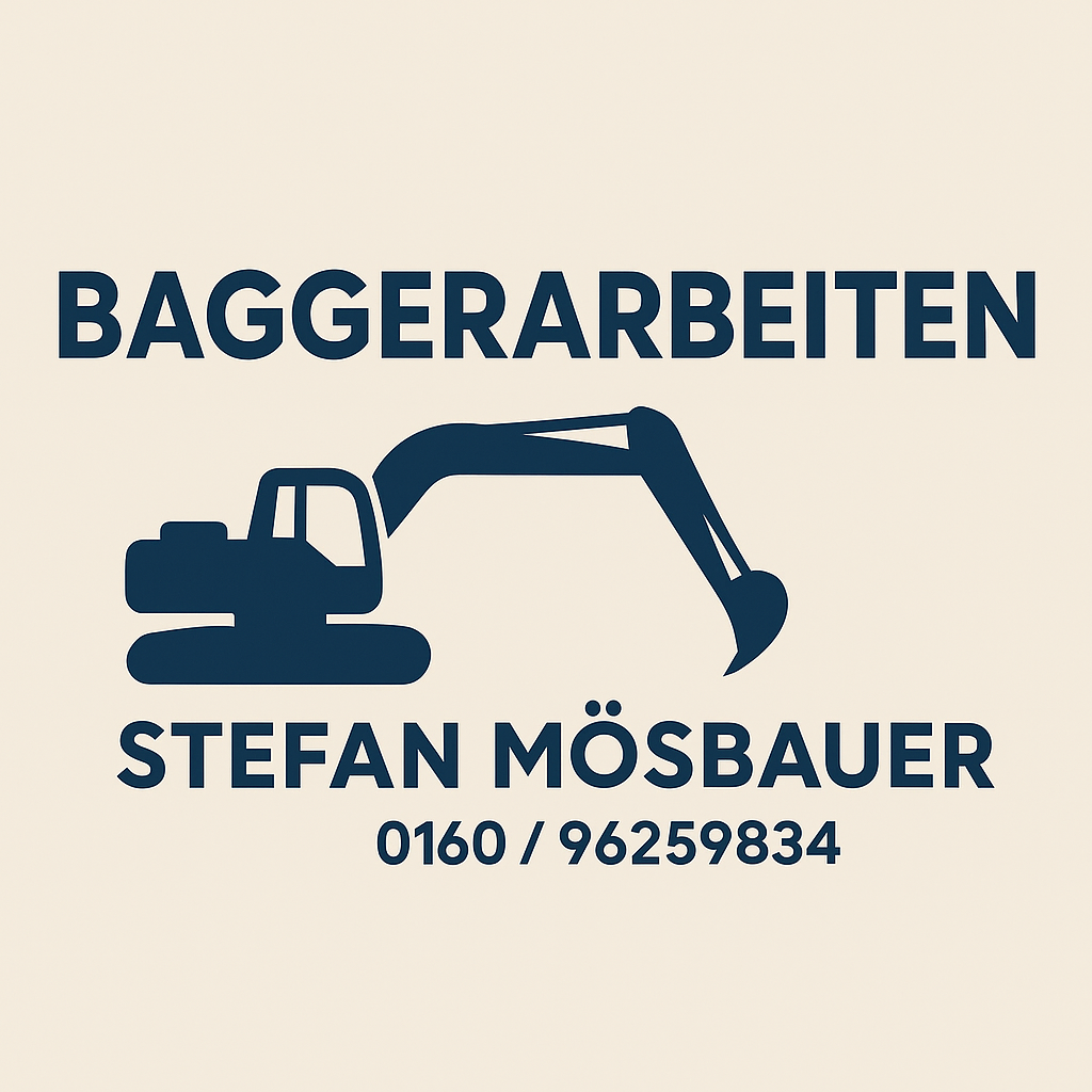 Logo Baggerarbeiten Stefan Mösbauer